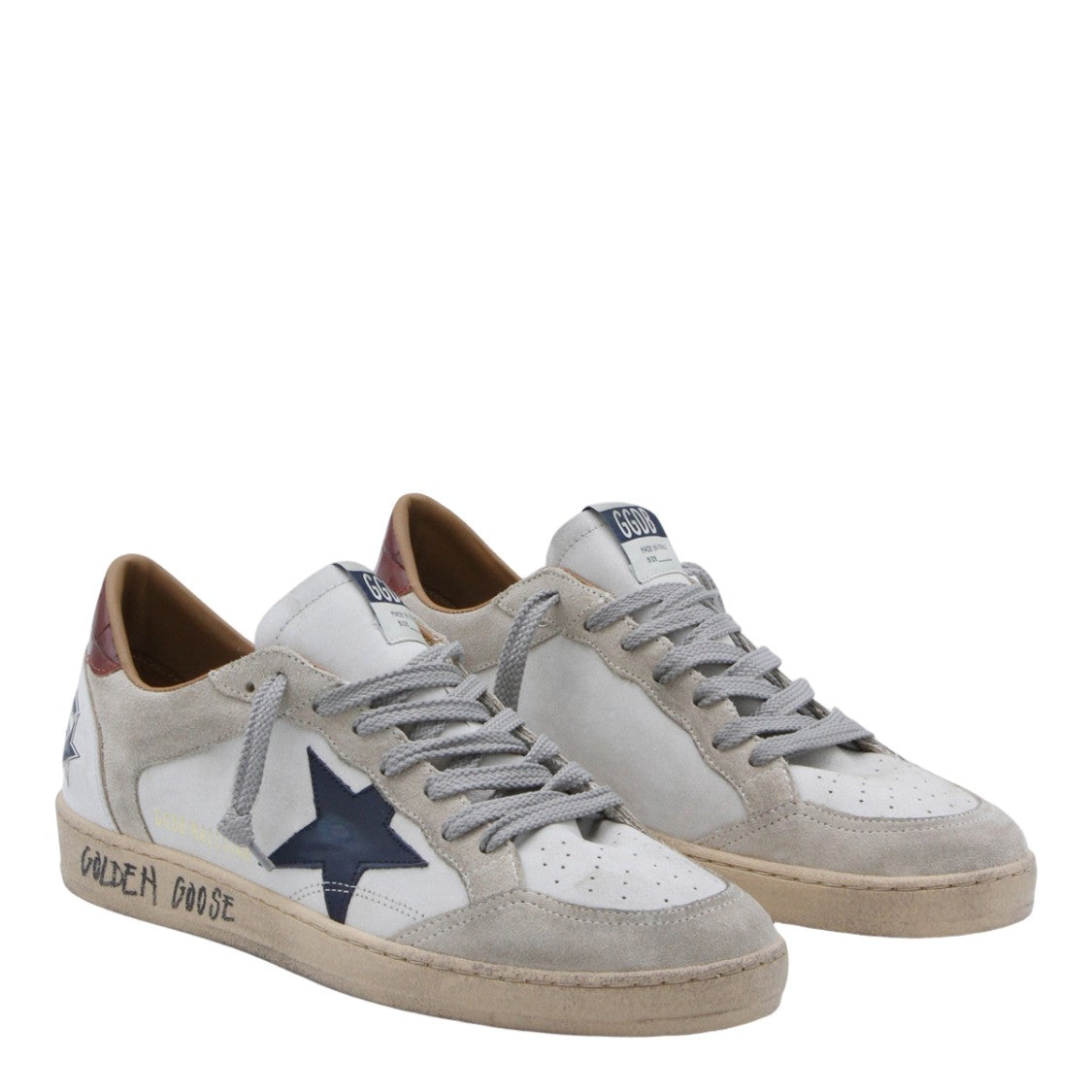 Golden Goose Classic Low-Top Sneakers With Textured Sole And Lace-Up Front