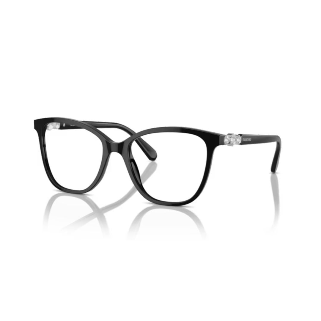 Swarovski 0Sk2020 Black Acetate Cat-Eye Sunglasses