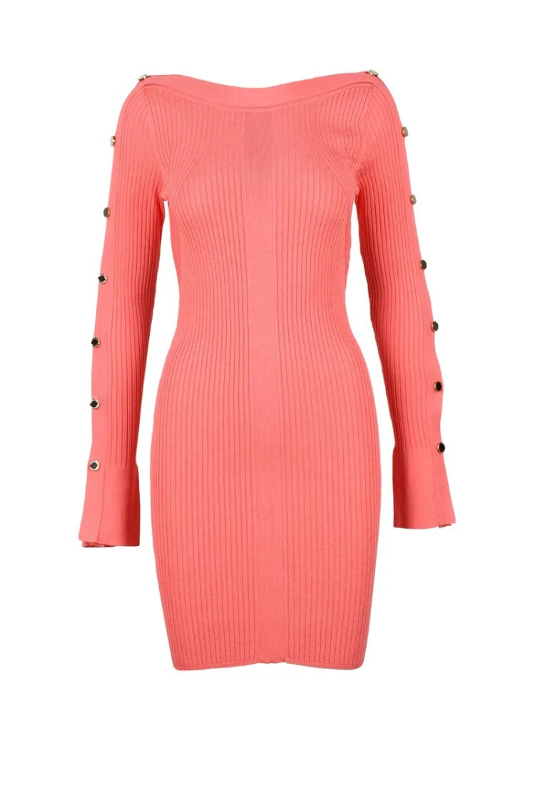 Patrizia Pepe Viscose Polyamide Dress - Red