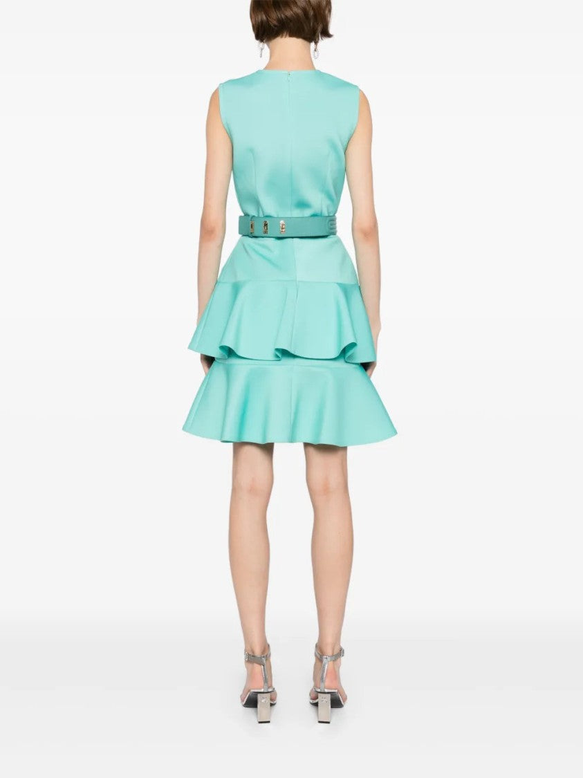 Saiid Kobeisy Midi Ruffled Dress