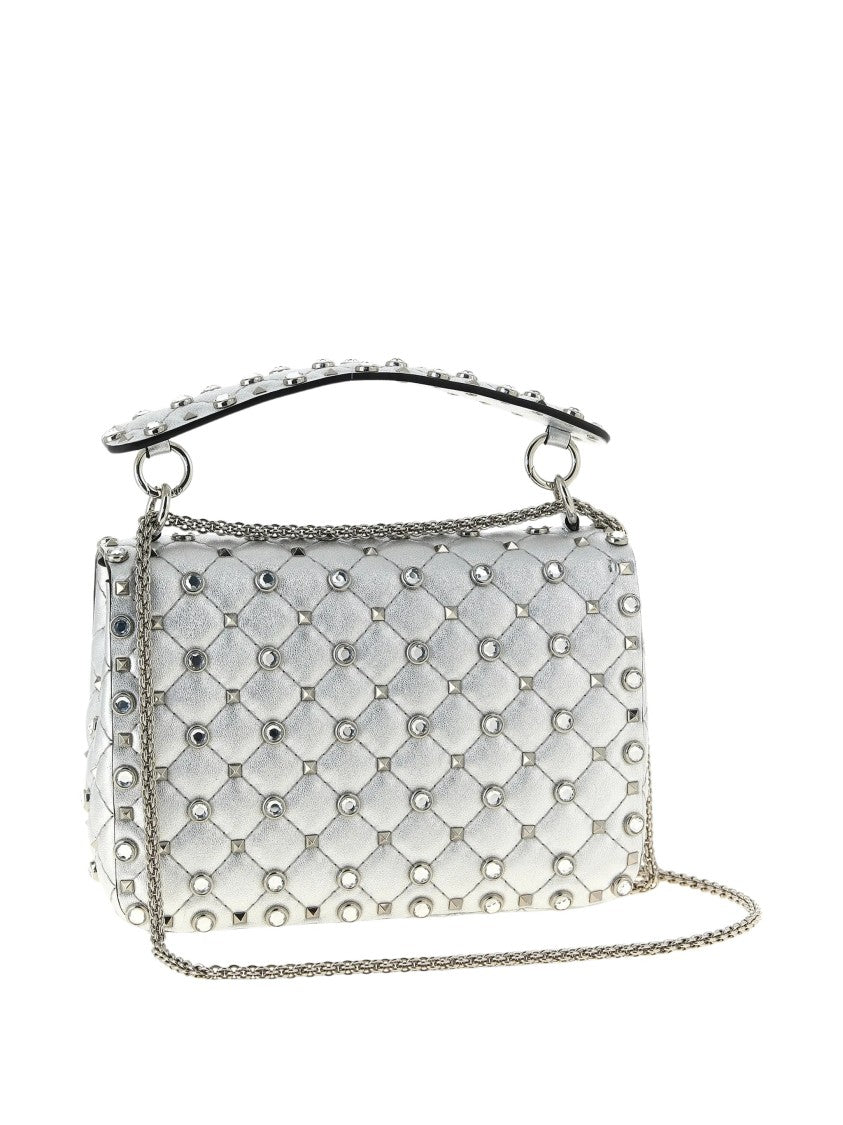 Valentino Quilted Studded Chain Shoulder Bag