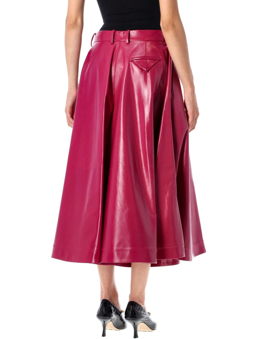 Bottega Veneta Shyiny Leather Culotte
