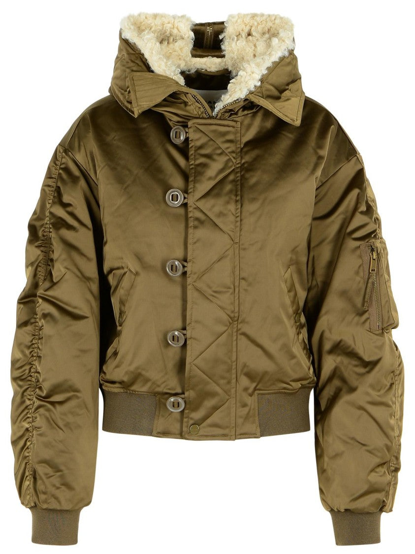 Isabel Marant Étoile Elisa Khaki Polyester Jacket