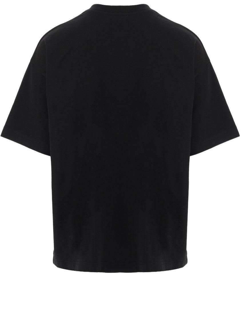 Casablanca Black Sunset Graphic Cotton T-Shirt
