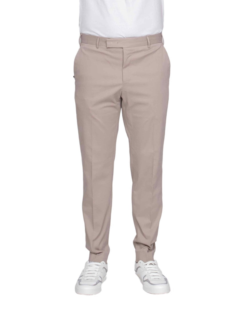 Pt Torino Tailored Straight-Leg Trousers With Polished Finish