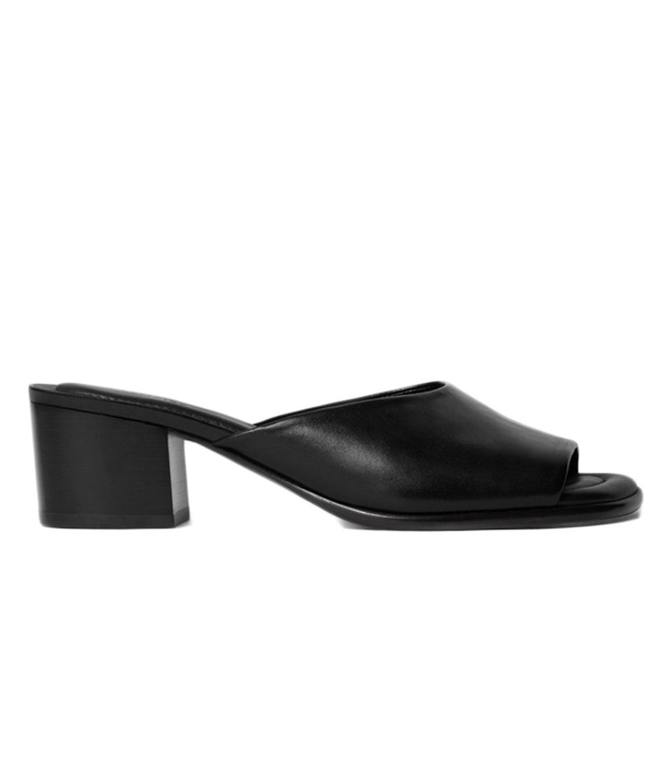 Lemaire Square Heeled Mules 55
