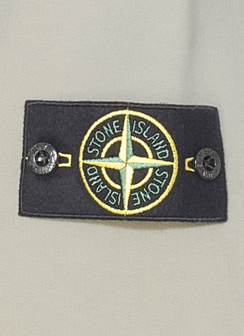 Stone Island Grey Cotton Hoodie