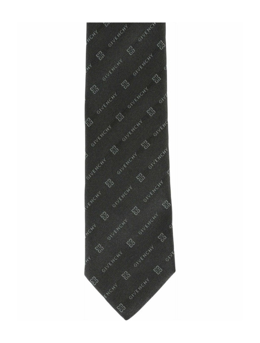 Givenchy Diagonal Logo Silk Tie