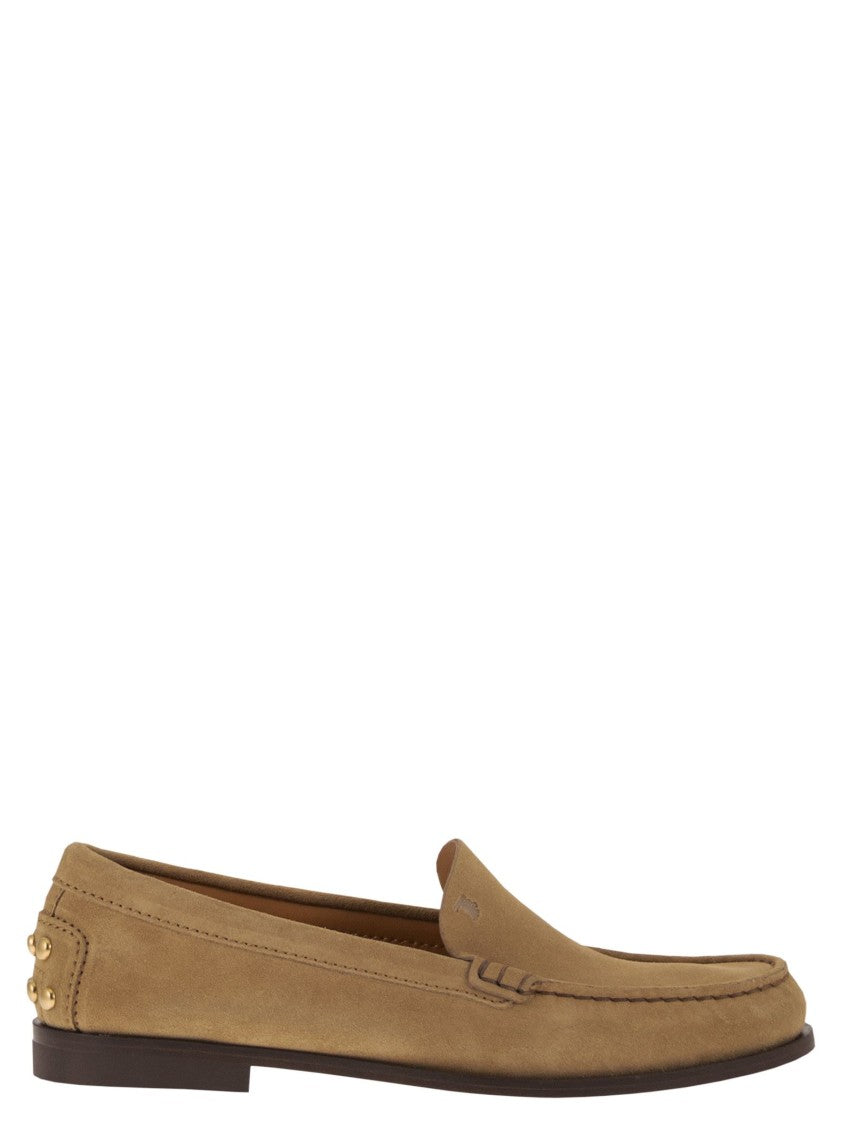 Tod's Suede Leather Loafers