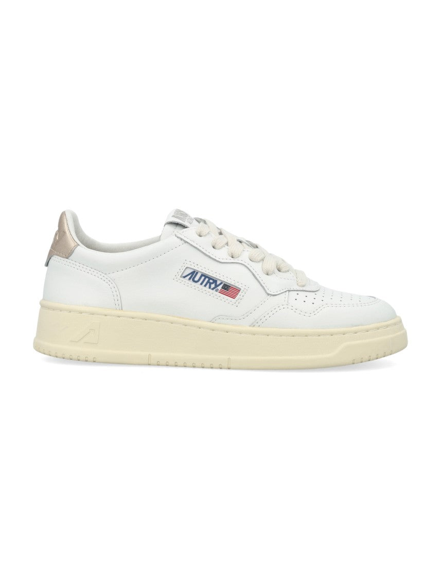 Autry Medalist Low-Cut Perforated Leather Sneakers