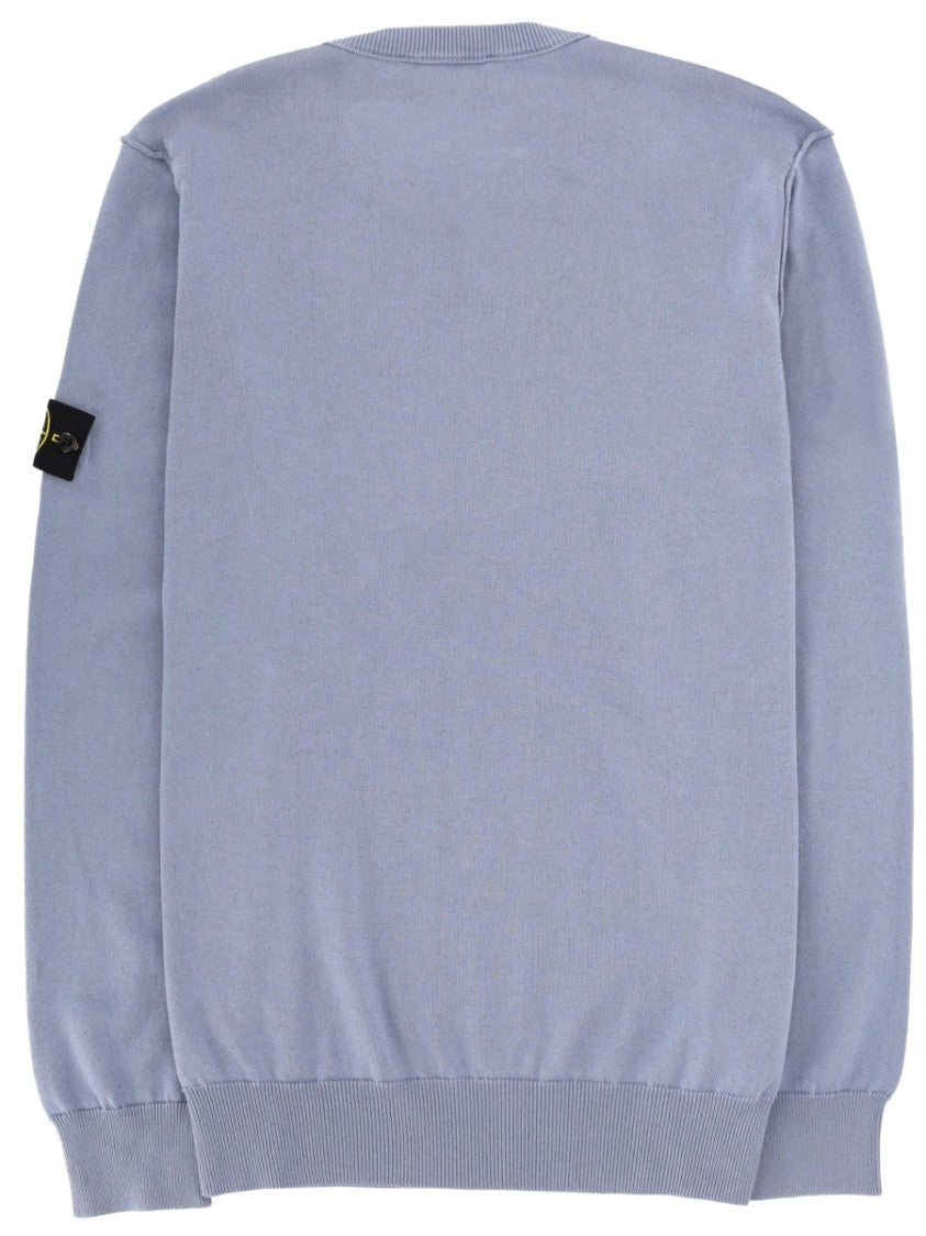 Stone Island Long-Sleeved Crew Neckline Cotton Sweater