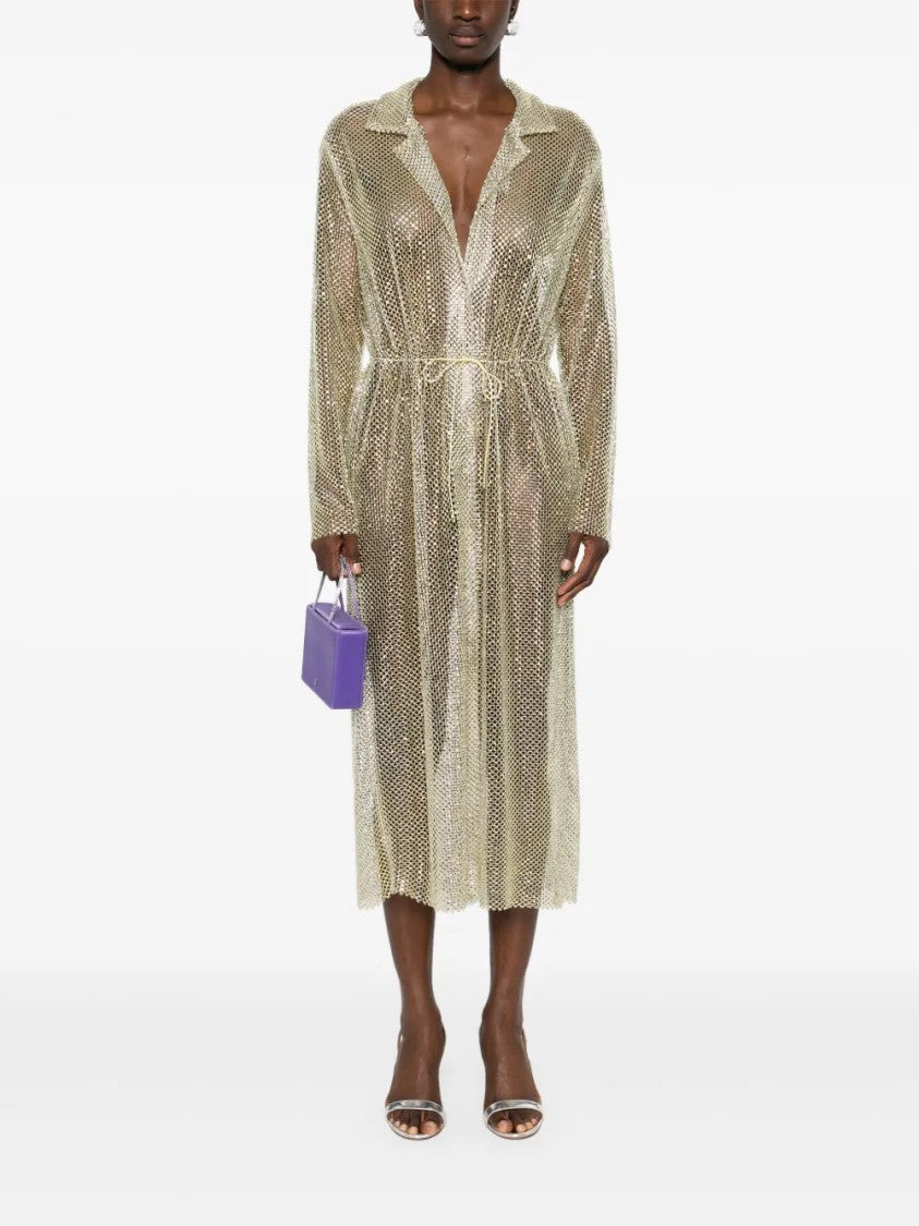Philosophy Di Lorenzo Serafini Flowing Silhouette Dress With Design