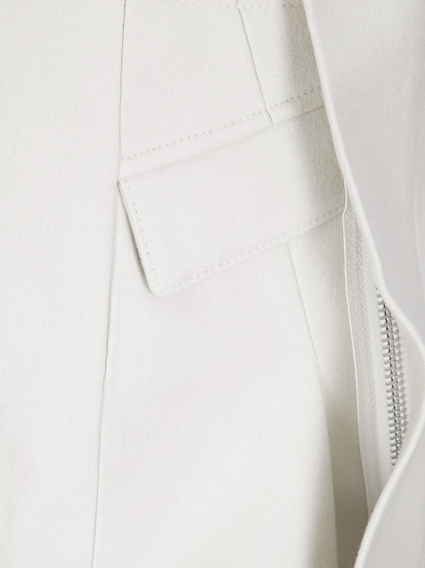 Sacai Short Wool Melton Skirt