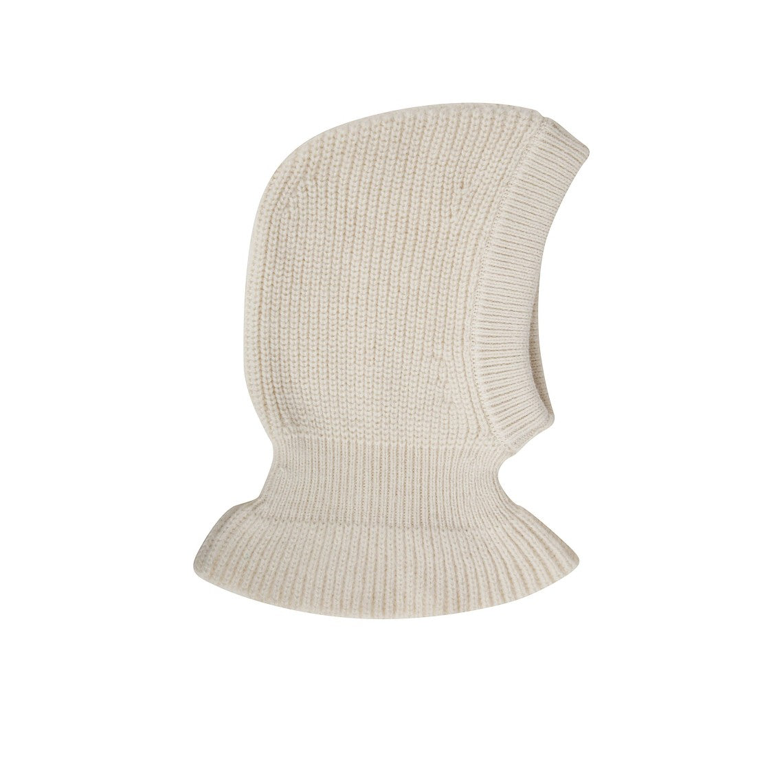 Lemaire Black Rib-Knit Balaclava