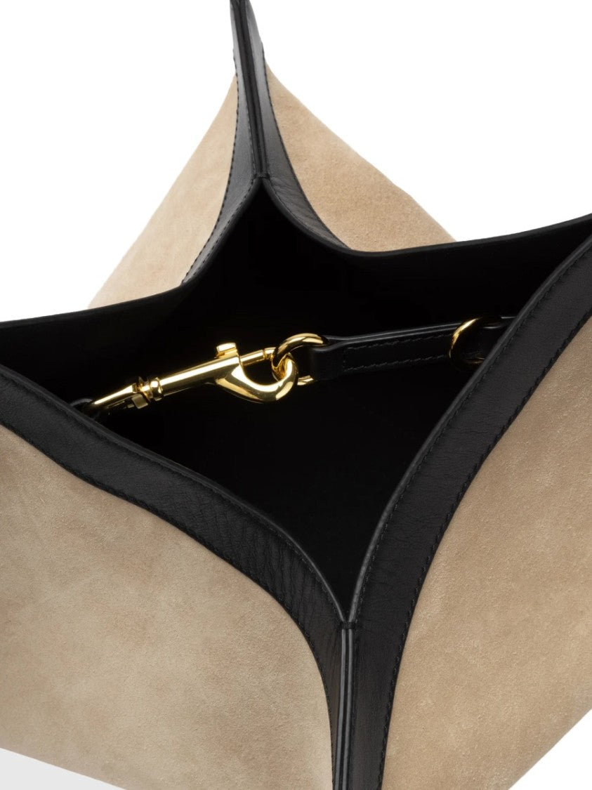Yuzefi Wonton Diamond Silhouette Leather Bag