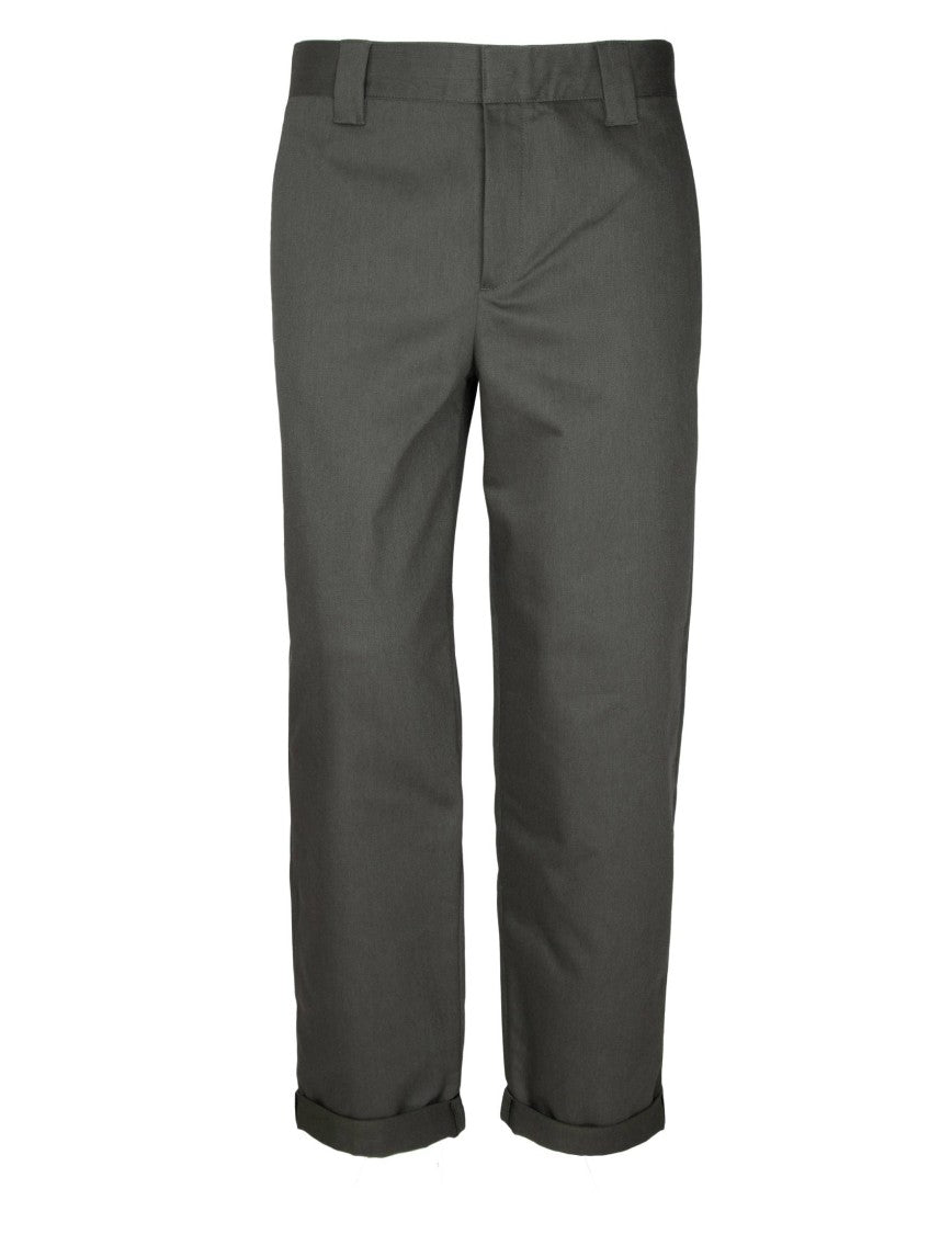 Golden Goose Cropped Straight Leg Trousers With Concealed Zip