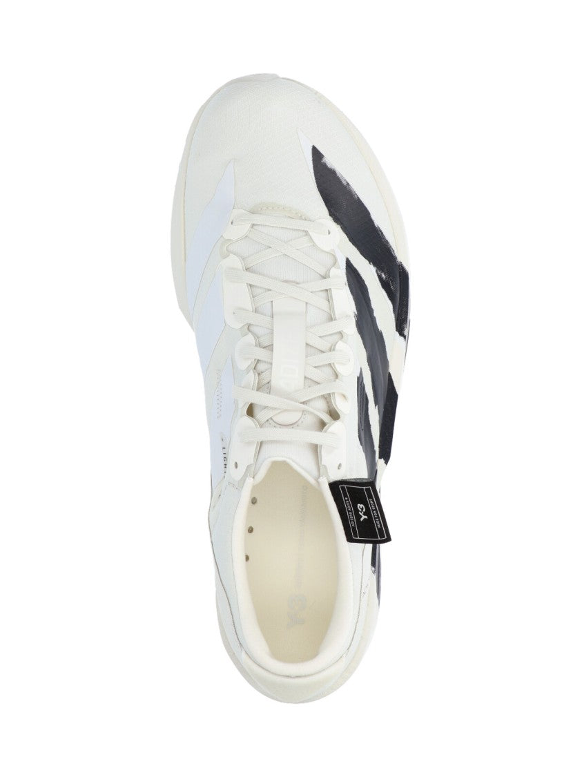 Y-3 Round-Toe Sneakers With Iconic Contrast Stripes