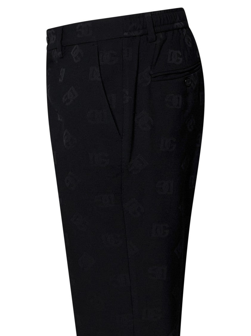 Dolce & Gabbana Tailored Black Trousers
