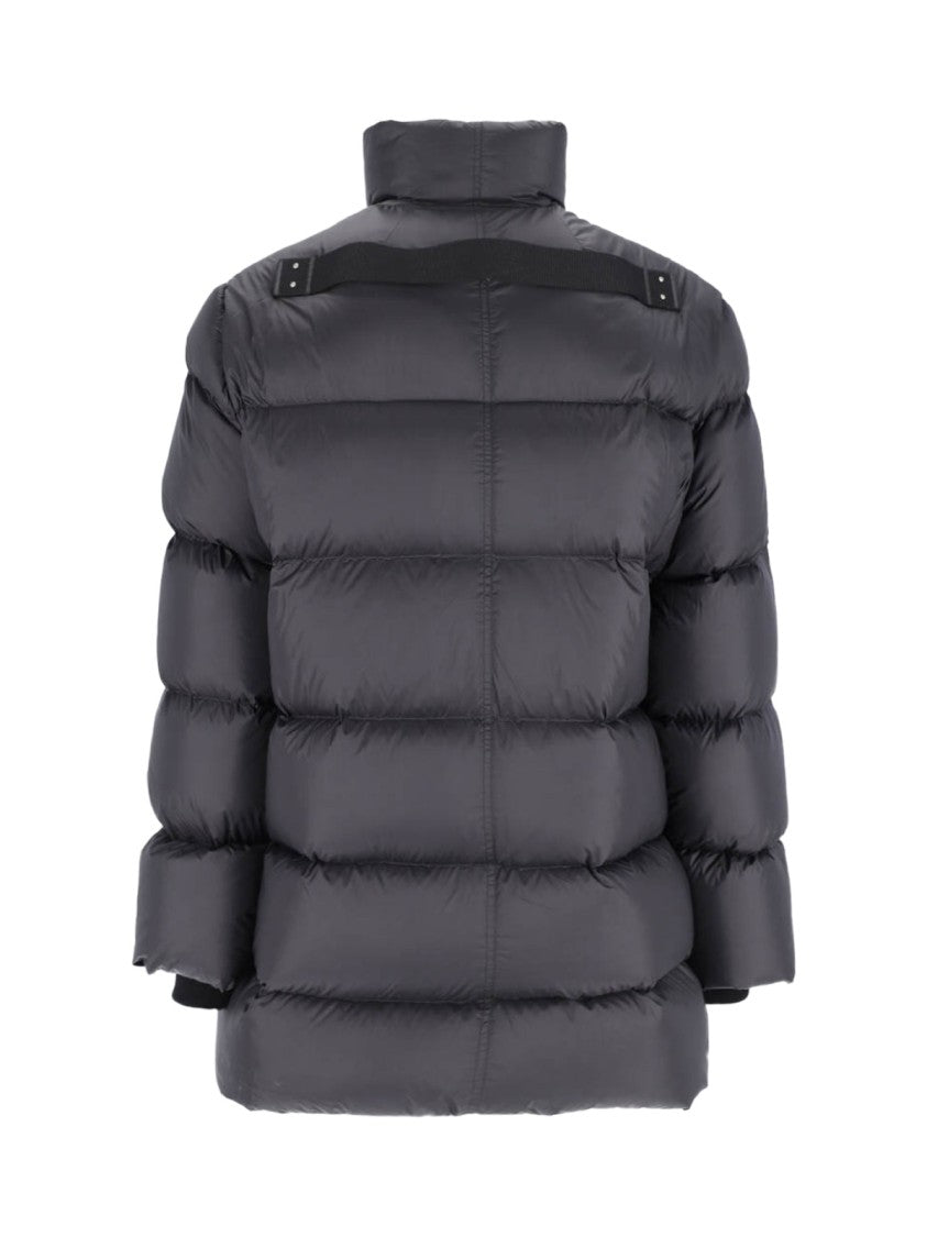 Rick Owens Turtle Long Puffer Jacket – Black