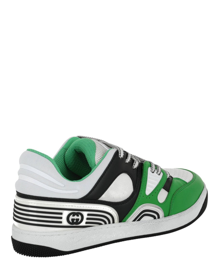 Gucci Basket Leather Low-Top Sneakers