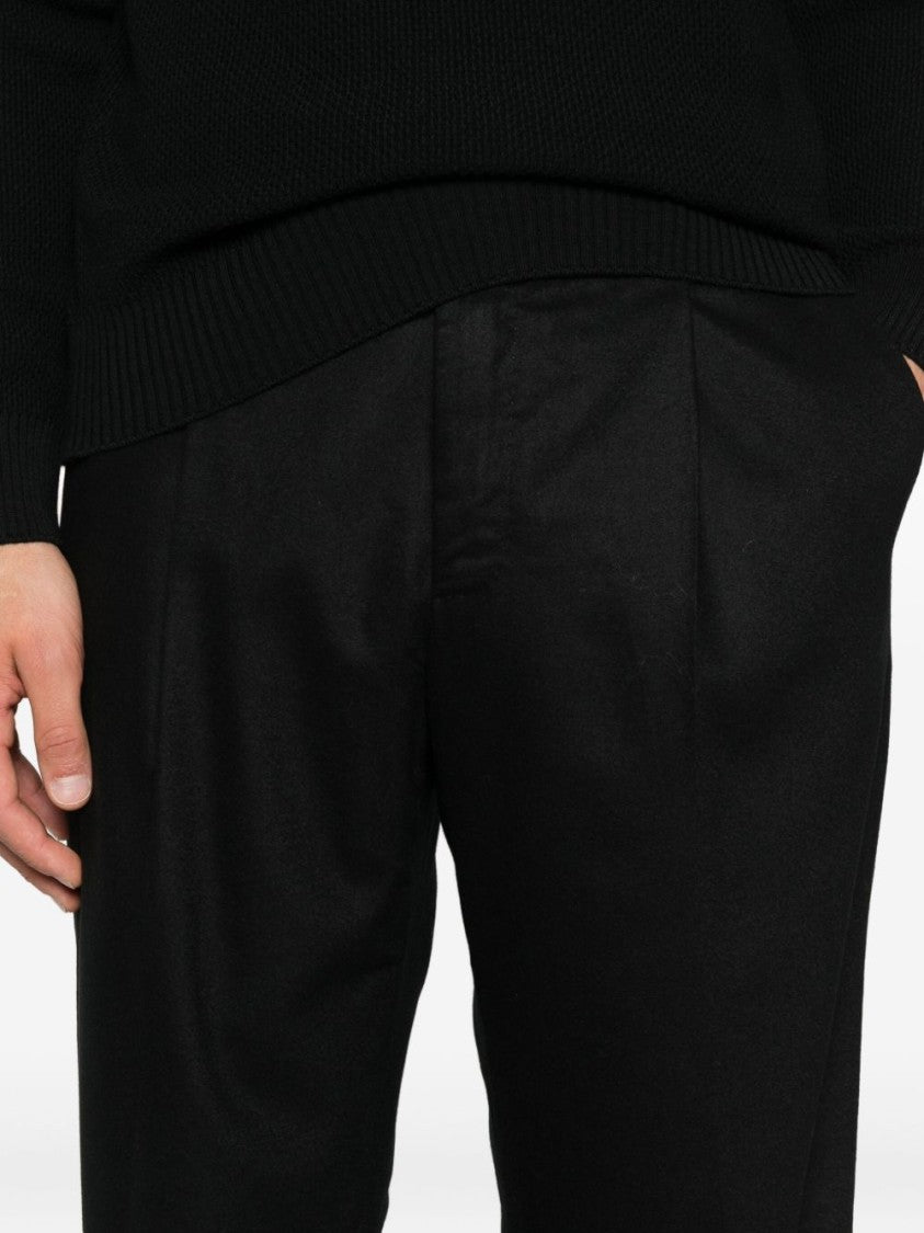 Pt Torino Straight-Leg Trousers In Wool-Cashmere Blend