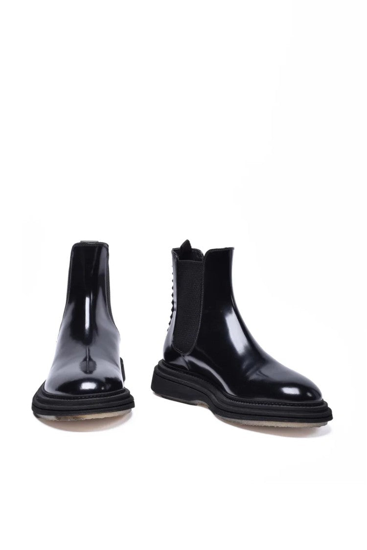 The Antipode Black Beatles Ankle Boots