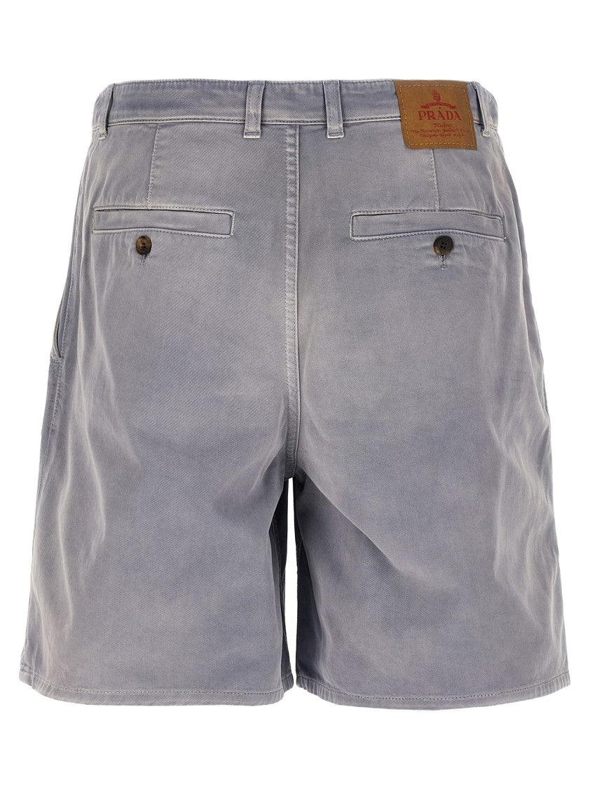 Prada Gabardine Bermuda Shorts
