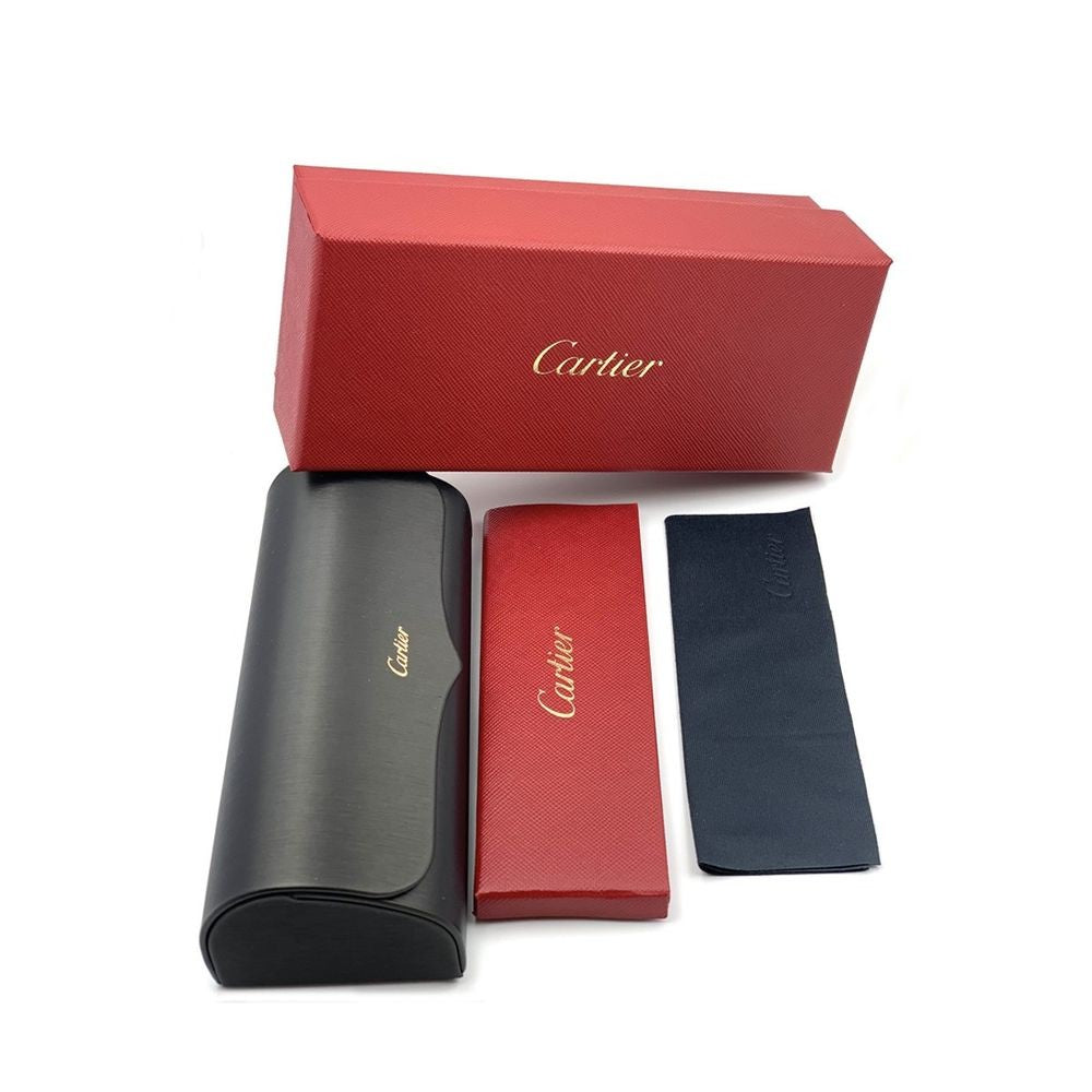 Cartier Ct0461s Santos De Pilot-Shaped Gold-Tone Sunglasses