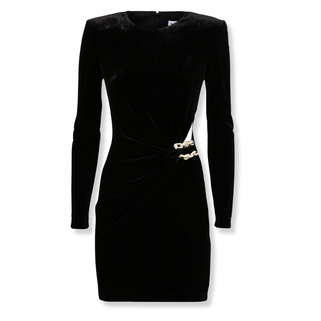 Self-Portrait Intricate Lace Mini Dress With High Neckline