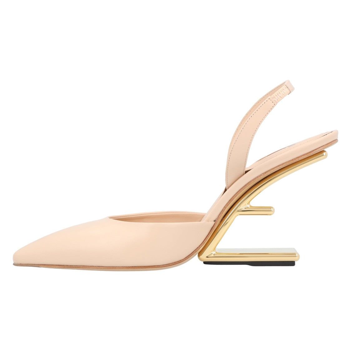Fendi First Leather Slingbacks