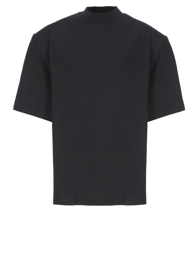 The Attico Tone-On-Tone Embroidered Cotton T-Shirt