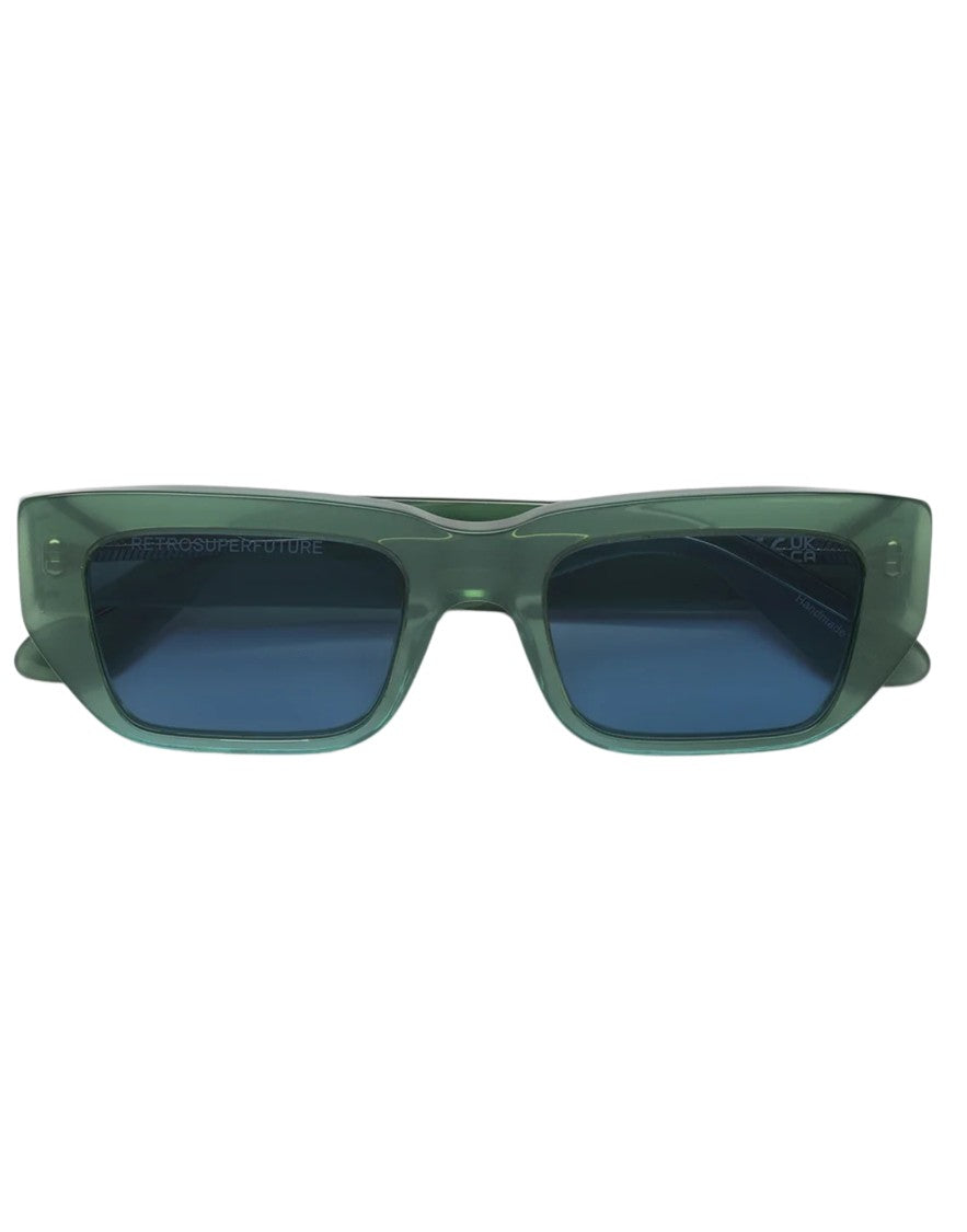 Retrosuperfuture Sunglasses With Sage Green Acetate Frame