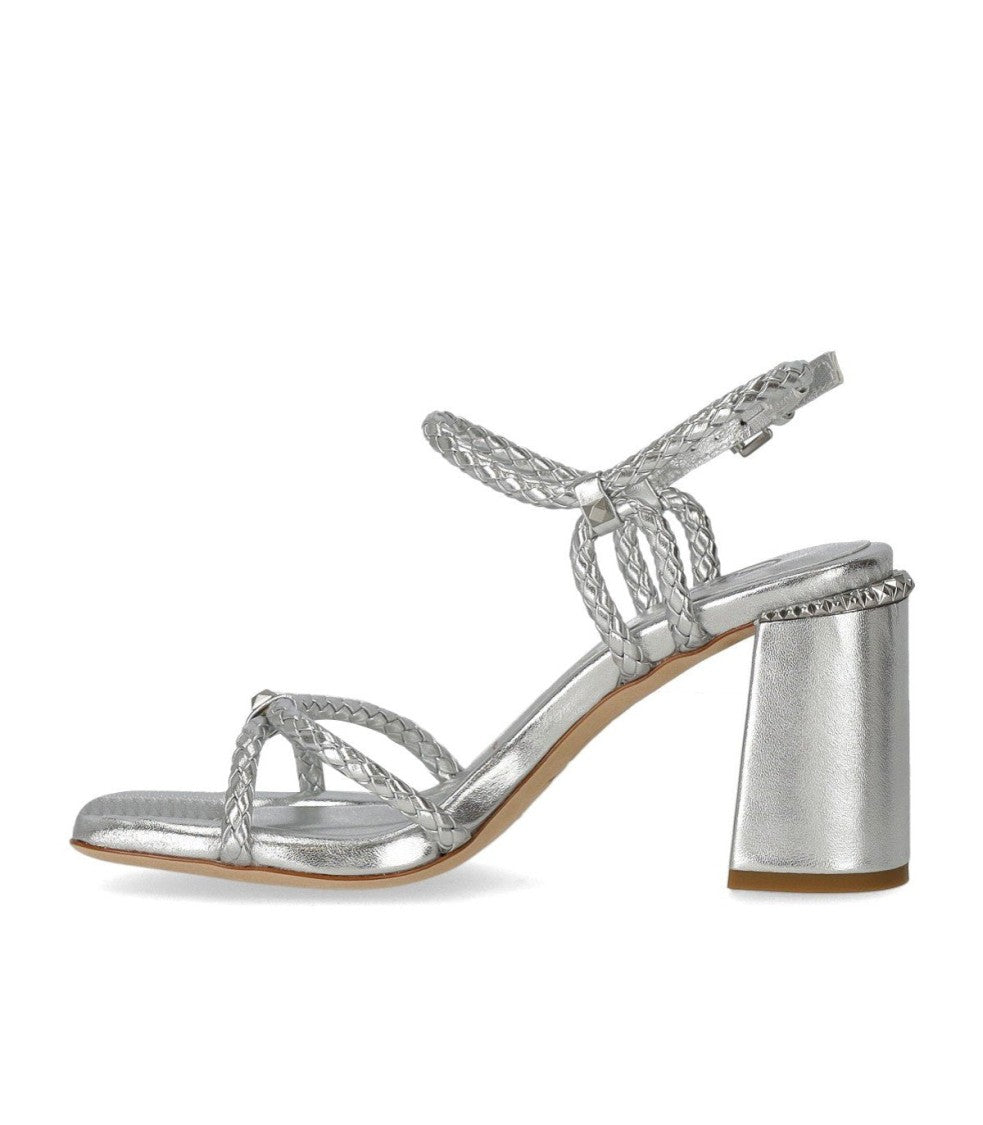 Ash Lola Bis Silver Heeled Sandal