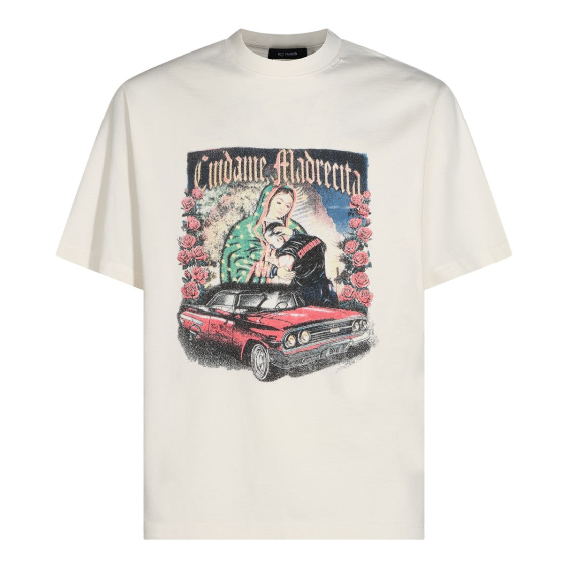 Willy Chavarria Relaxed Fit Graphic Printed T-Shirt