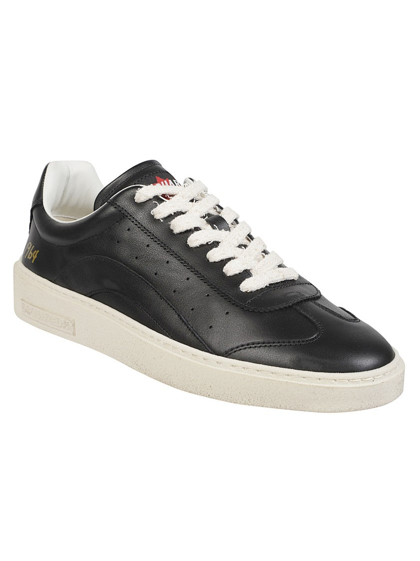 Dsquared2 Riders Lace-Up Calf Leather Sneakers