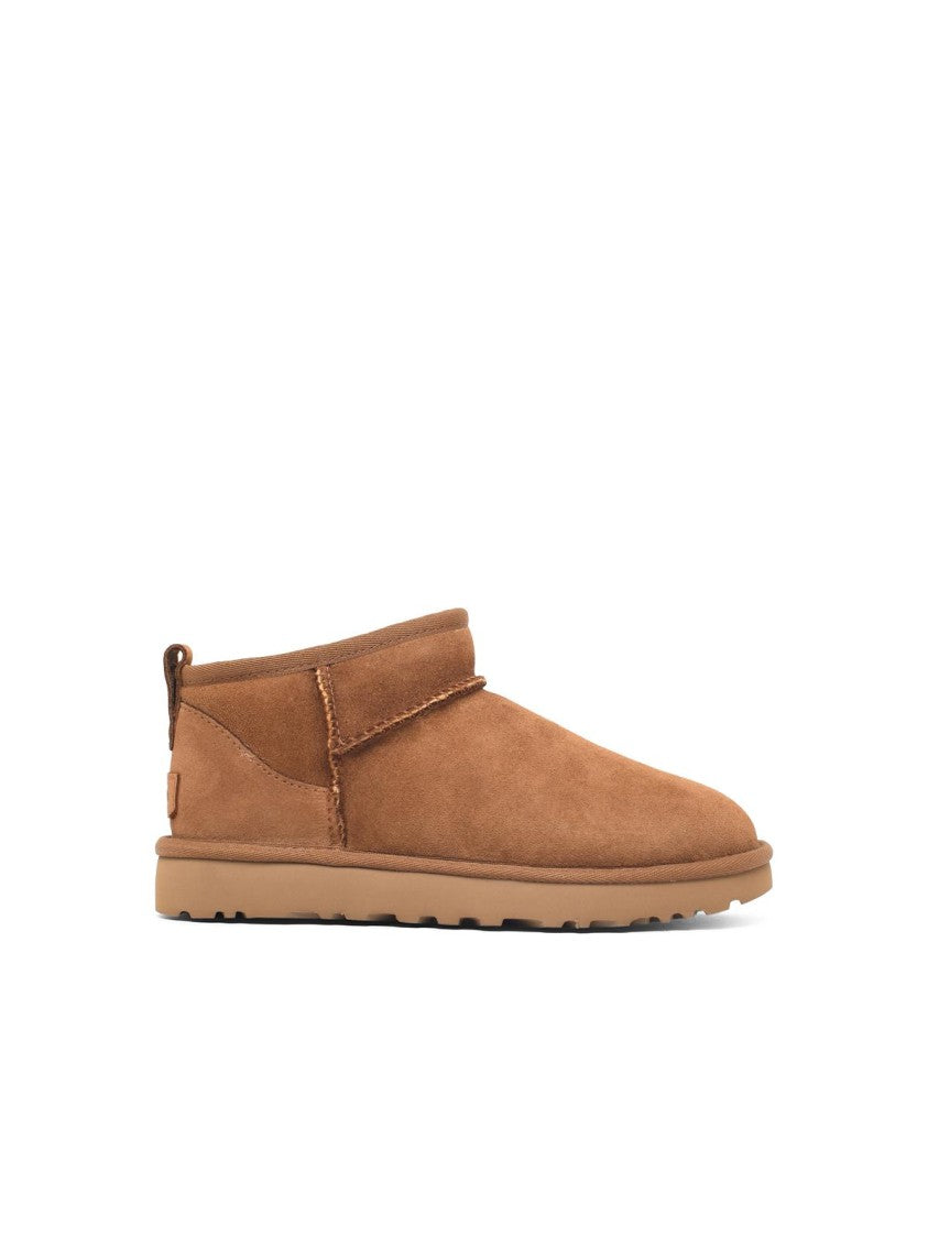 Ugg Chestnut Classic Ulta Mini Suede Ankle Boots