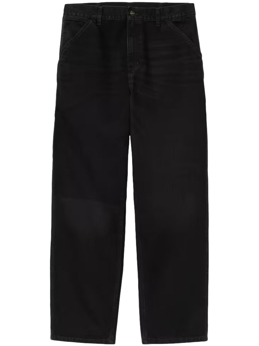 Carhartt Wip Relaxed Fit Single Knee Trousers With Multiple Pockets