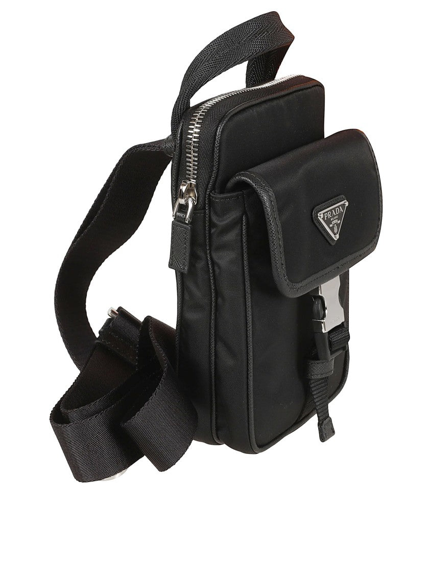 Prada Re-Nylon And Saffiano Leather Smartphone Case