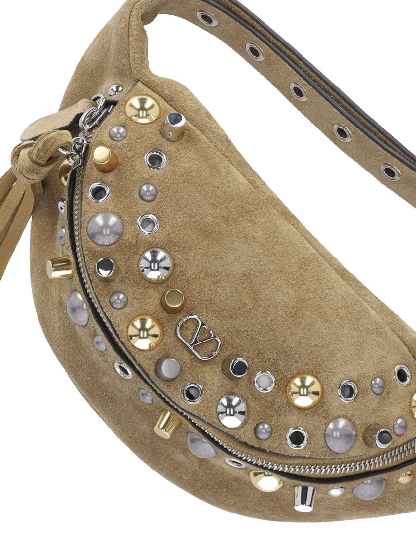 Valentino Garavani "Nellcôte" Waist Bag – Beige