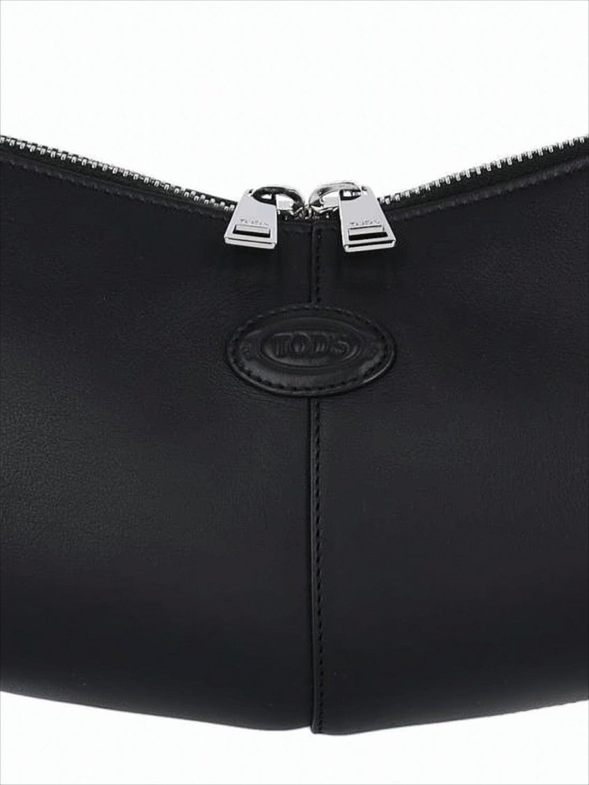 Tod's Elongated Crossbody Bag In Smooth Calf Leather