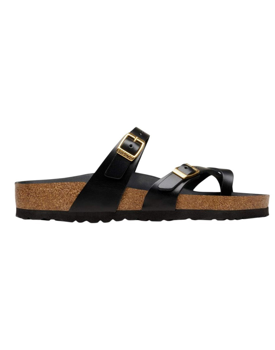 Birkenstock Mayari Women’S Black Leather Sandals