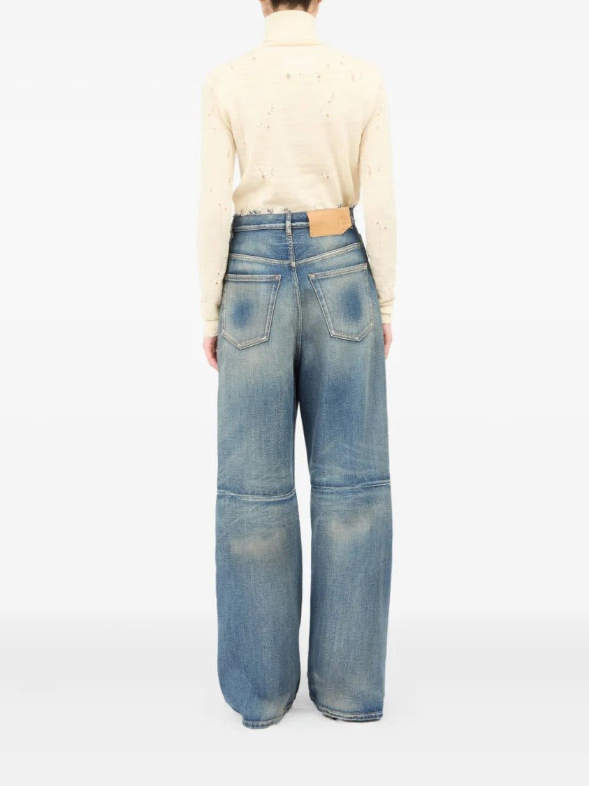 Mm6 By Maison Margiela Wide-Leg Jeans