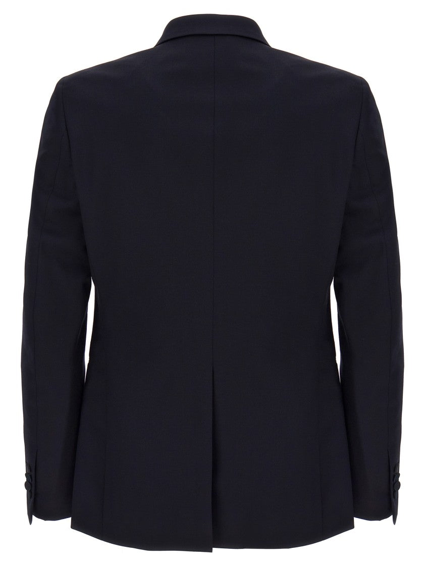 Tagliatore Tuxedo Dress With Single-Breasted Blazer
