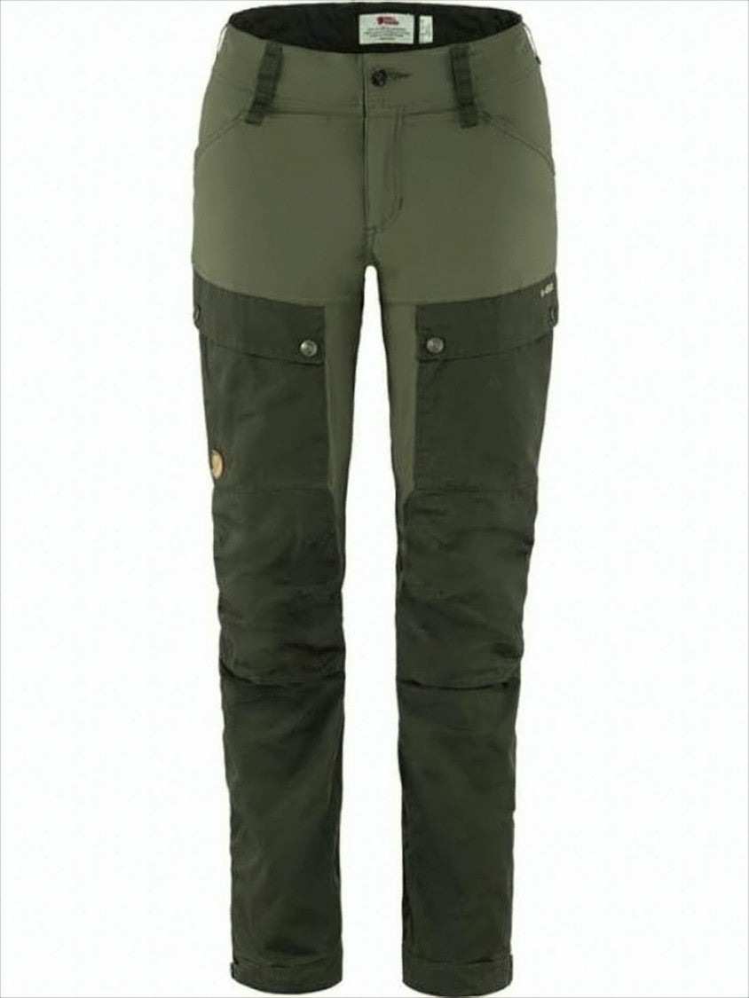 Fjallraven Kanken Two-Tone Straight Pants With Functional Flap Pockets
