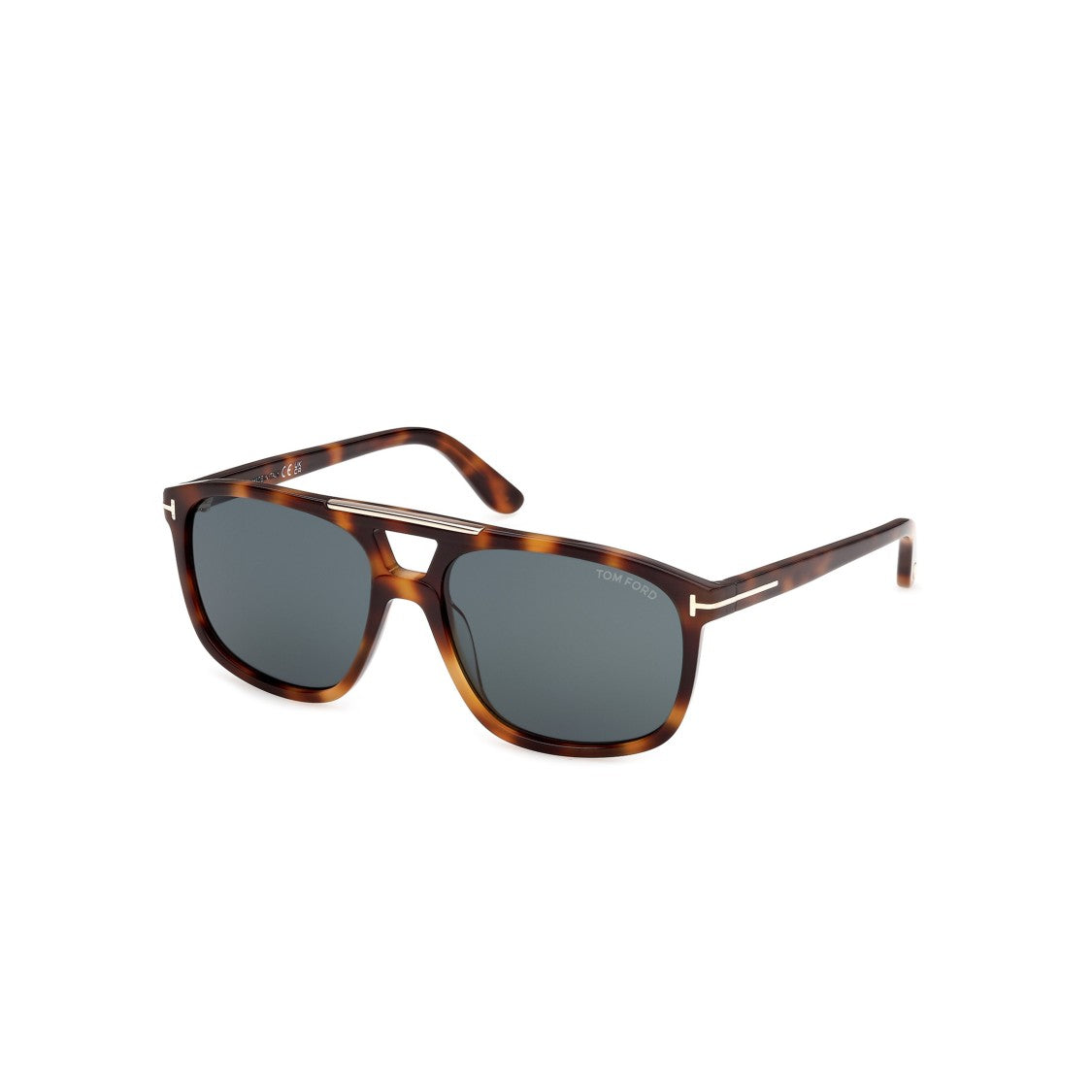Tom Ford Ft1338 Bold Square Tortoiseshell Sunglasses