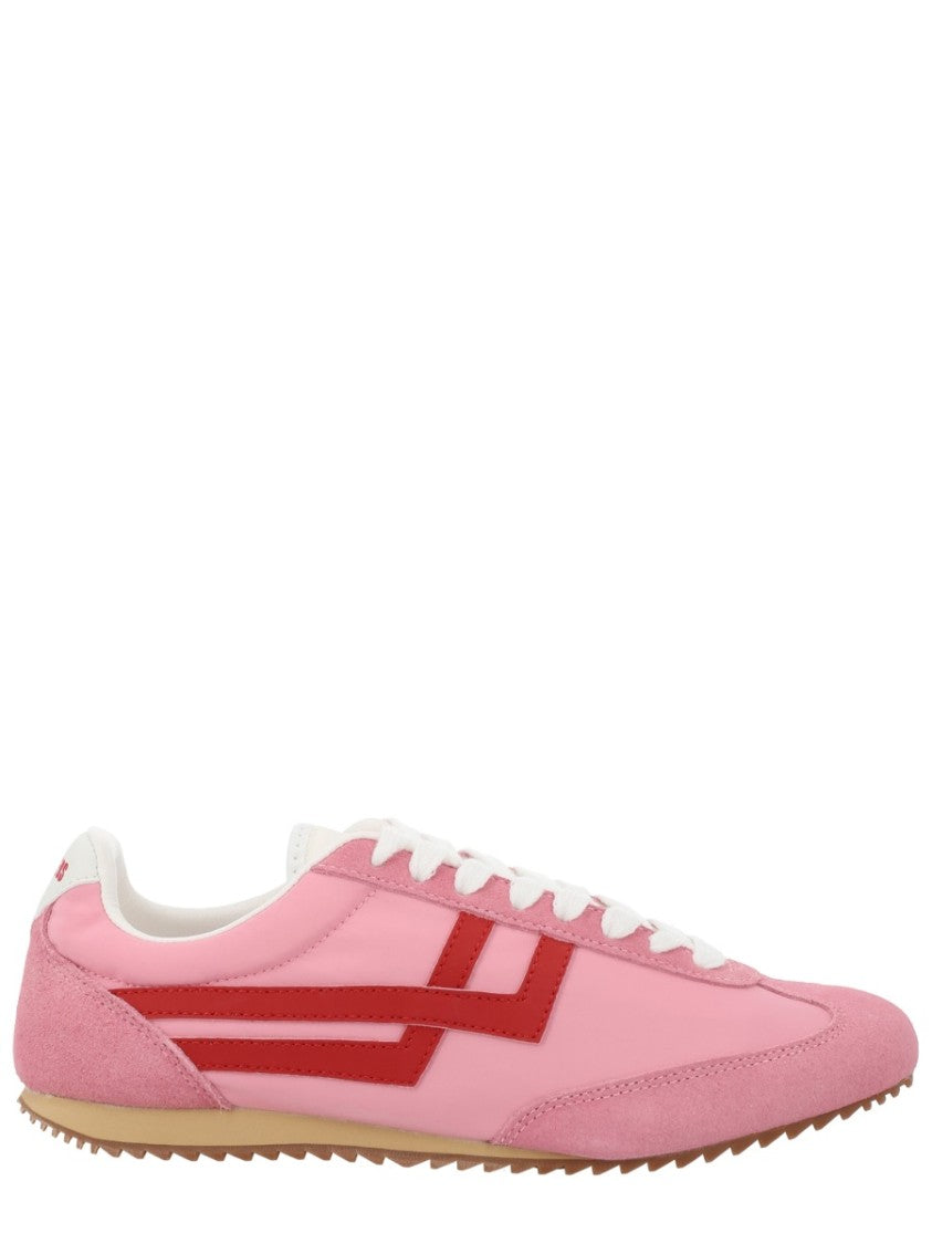Pro-Keds Pink Suede Leather Stripes Sneakers