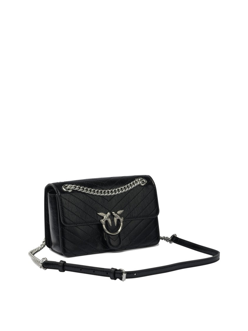 Pinko Leather Crossbody Bag