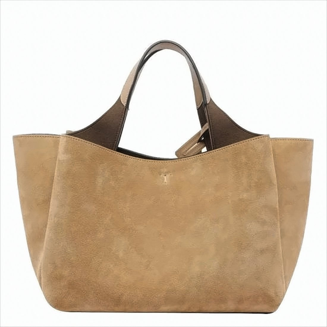 Tod's Suede Leather Shoulder Bag With Structured Silhouette