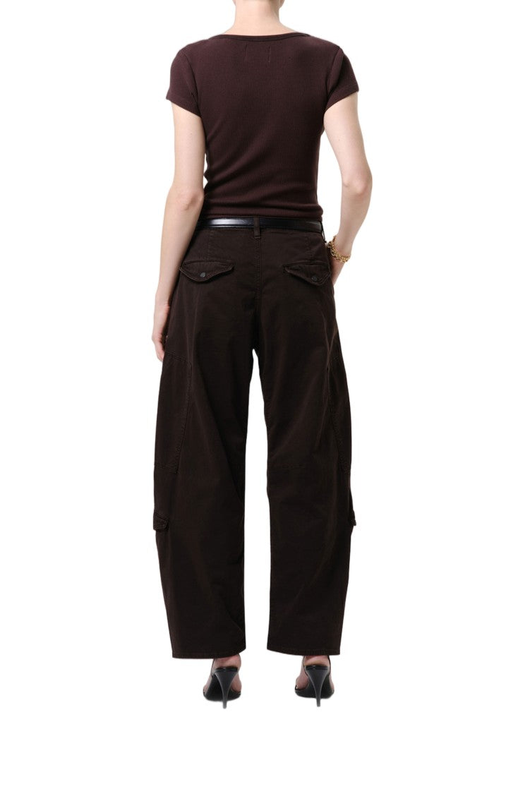 Citizens Of Humanity Brown Cotton-Blend Twill Cargo Pants