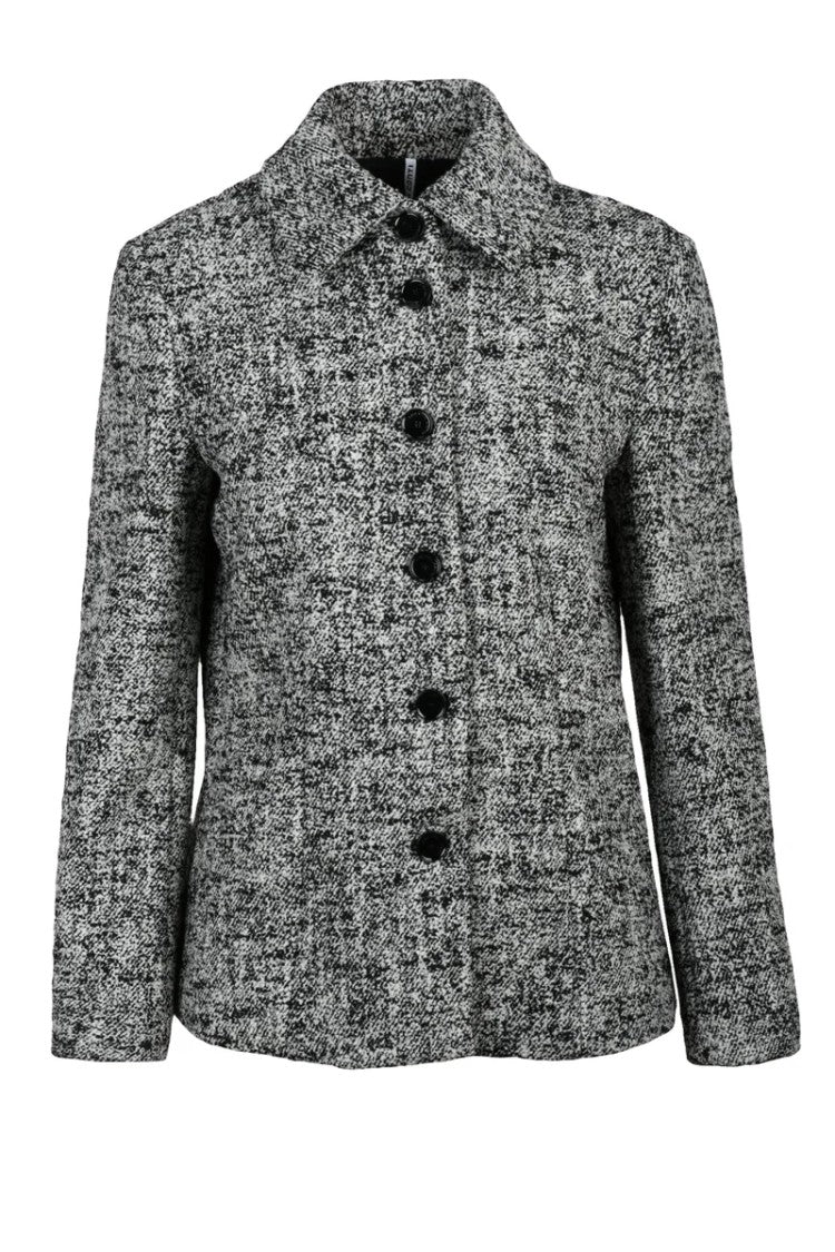 Liviana Conti Soft Jacket - White/Black
